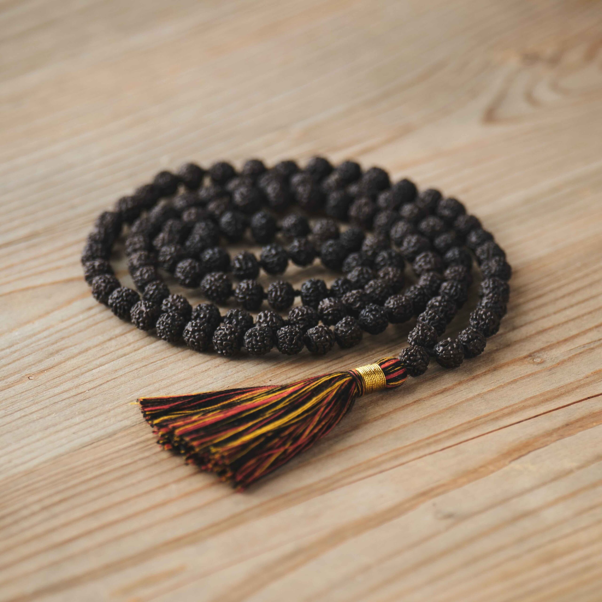 Black Rudraksha Mala - Image 4