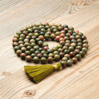 Unakite Mala