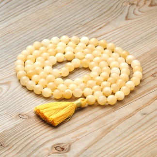 Yellow Jade Mala