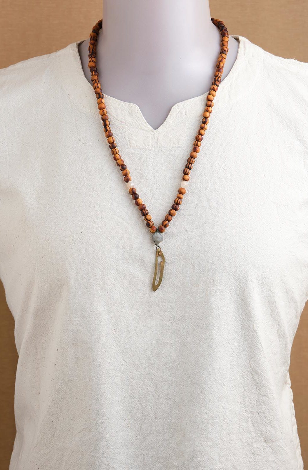 Labradorite Alef Rosewood Mala - Image 5
