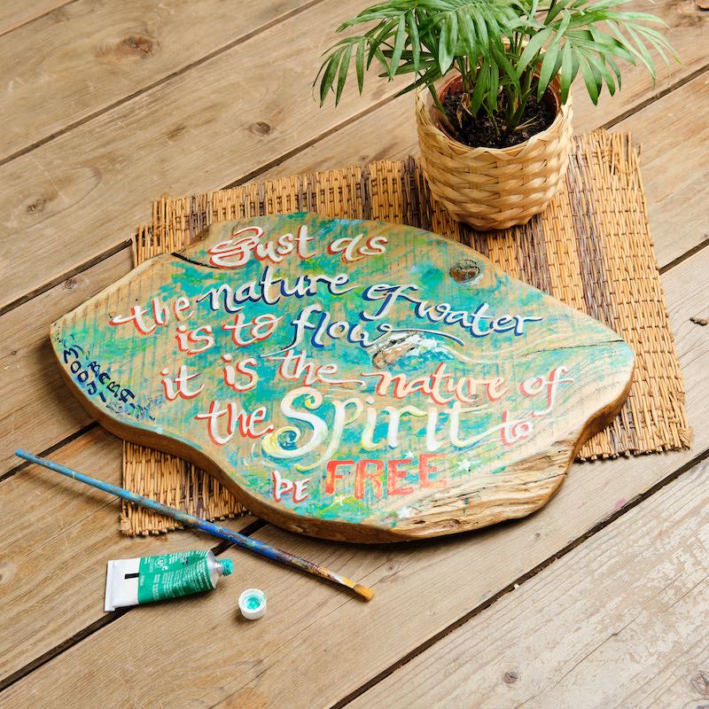 Just as the nature of water is to flow, it is the nature of spirit to be Free ~2
