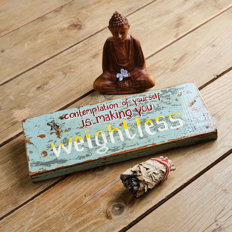 Contemplation of Yourself is Making You Weightless