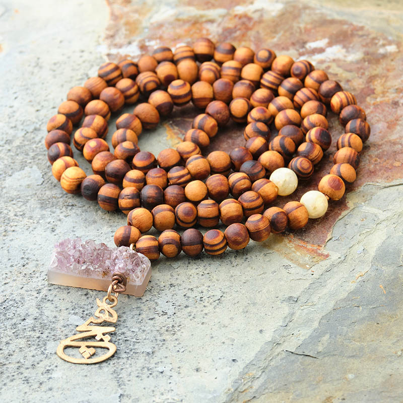 Amethyst Hiç Rosewood Mala - Image 5