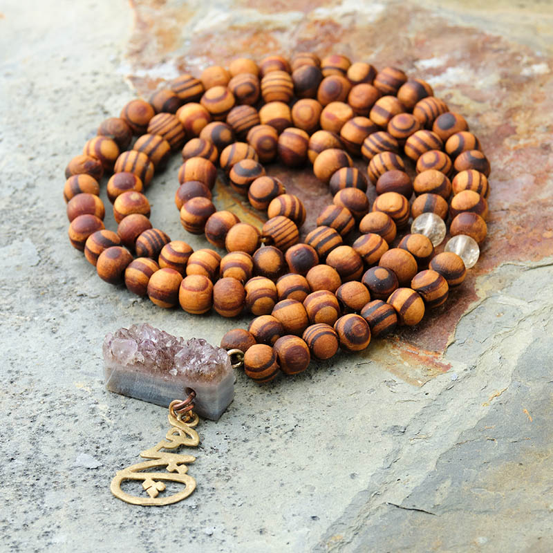 Amethyst Hiç Rosewood Mala - Image 6