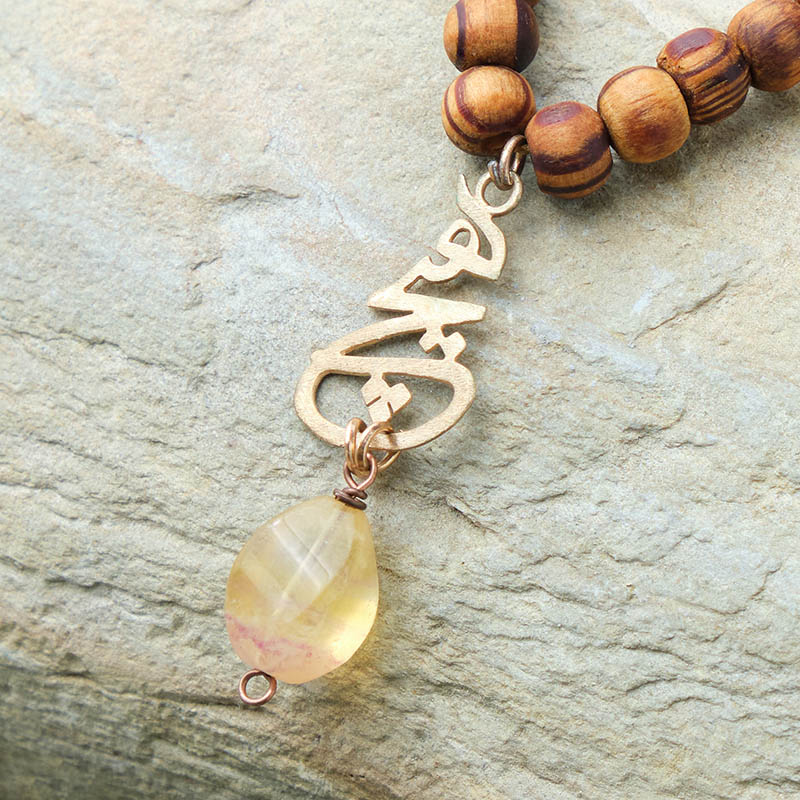 Fluorite Hiç Rosewood Mala - Image 2