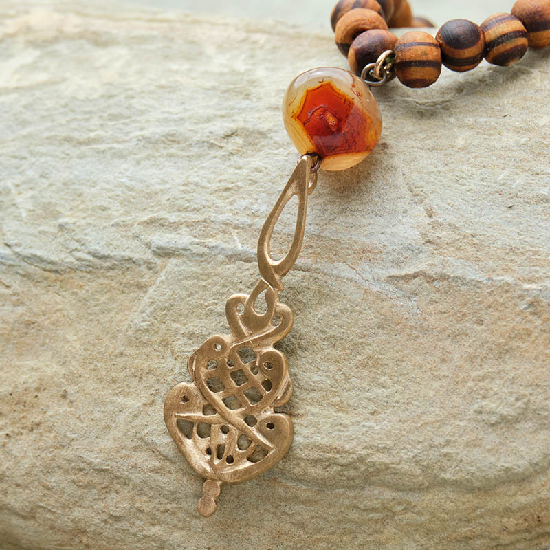 Agate Ya Wadud Rosewood Mala - Image 2