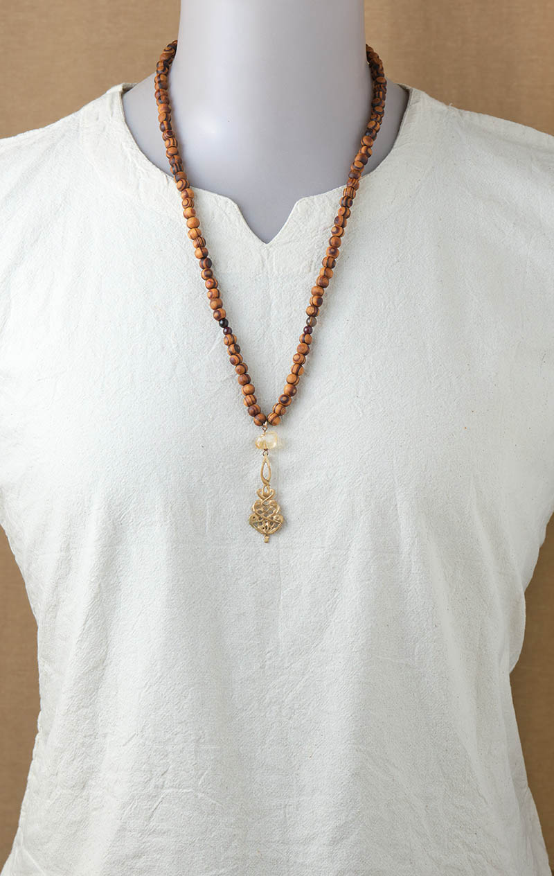 Citrine Ya Wadud Rosewood Mala - Image 4