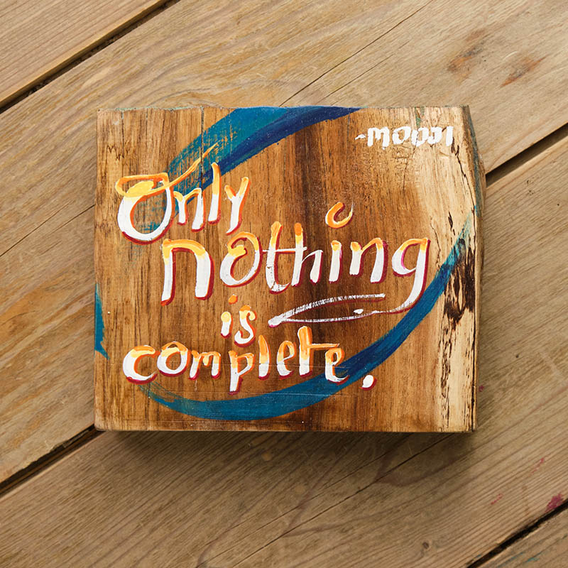 Only Nothing is Complete