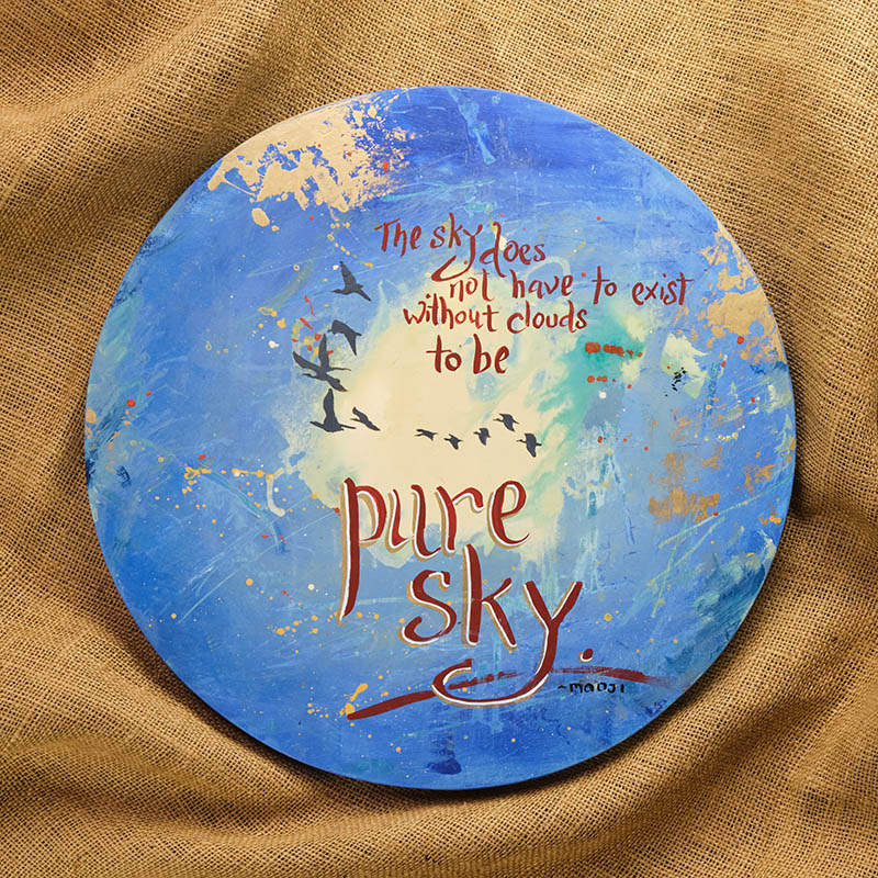 The Sky does not have to Exist without Clouds to be Pure Sky