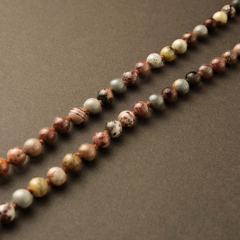Red Arctic Jasper Mala - Image 2