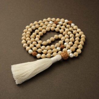 Tulsi Pearl Rudraksha Mala