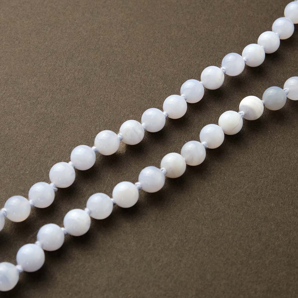 Blue Lace Agate Mala - Image 2