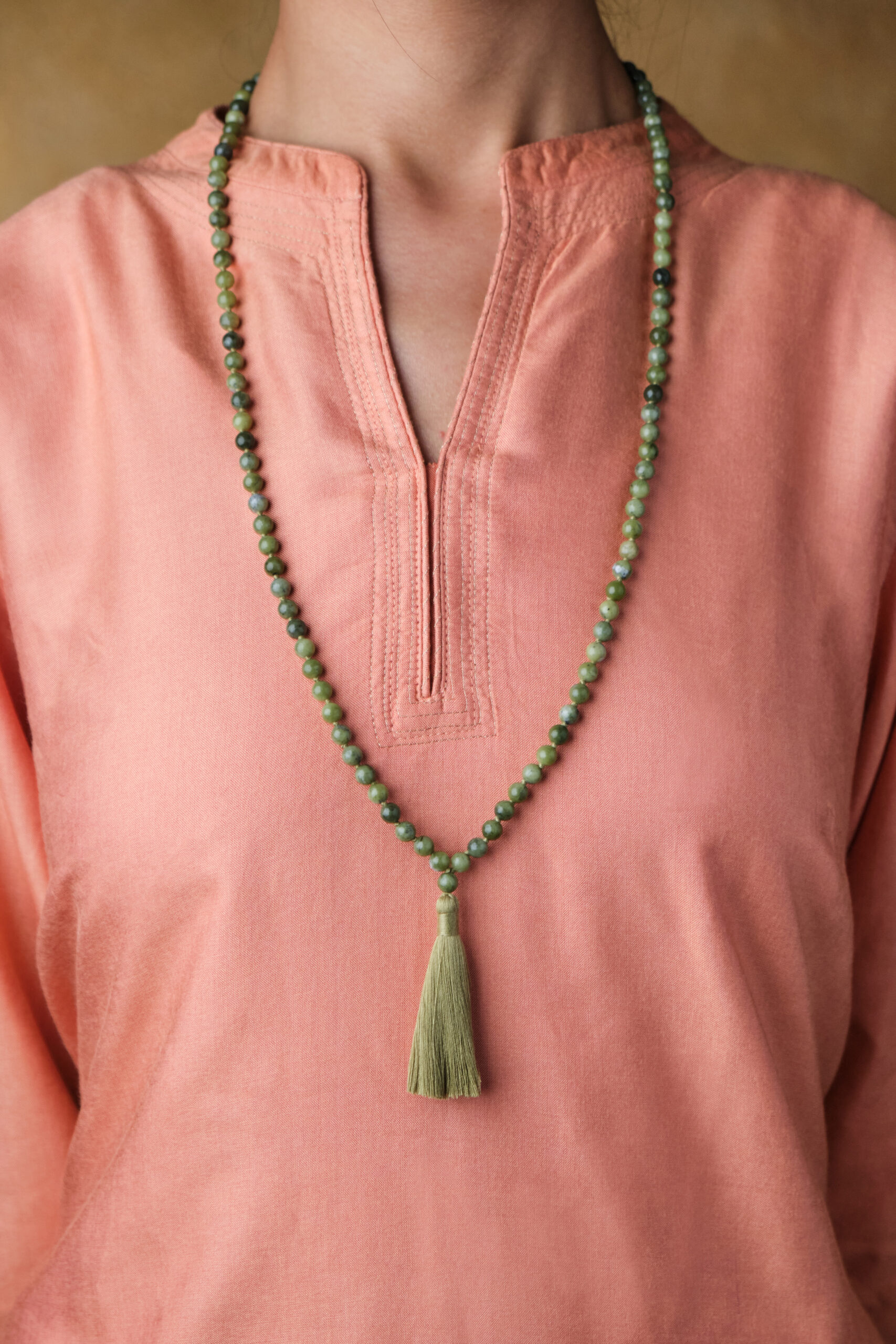 Green Jade Mala - Image 4