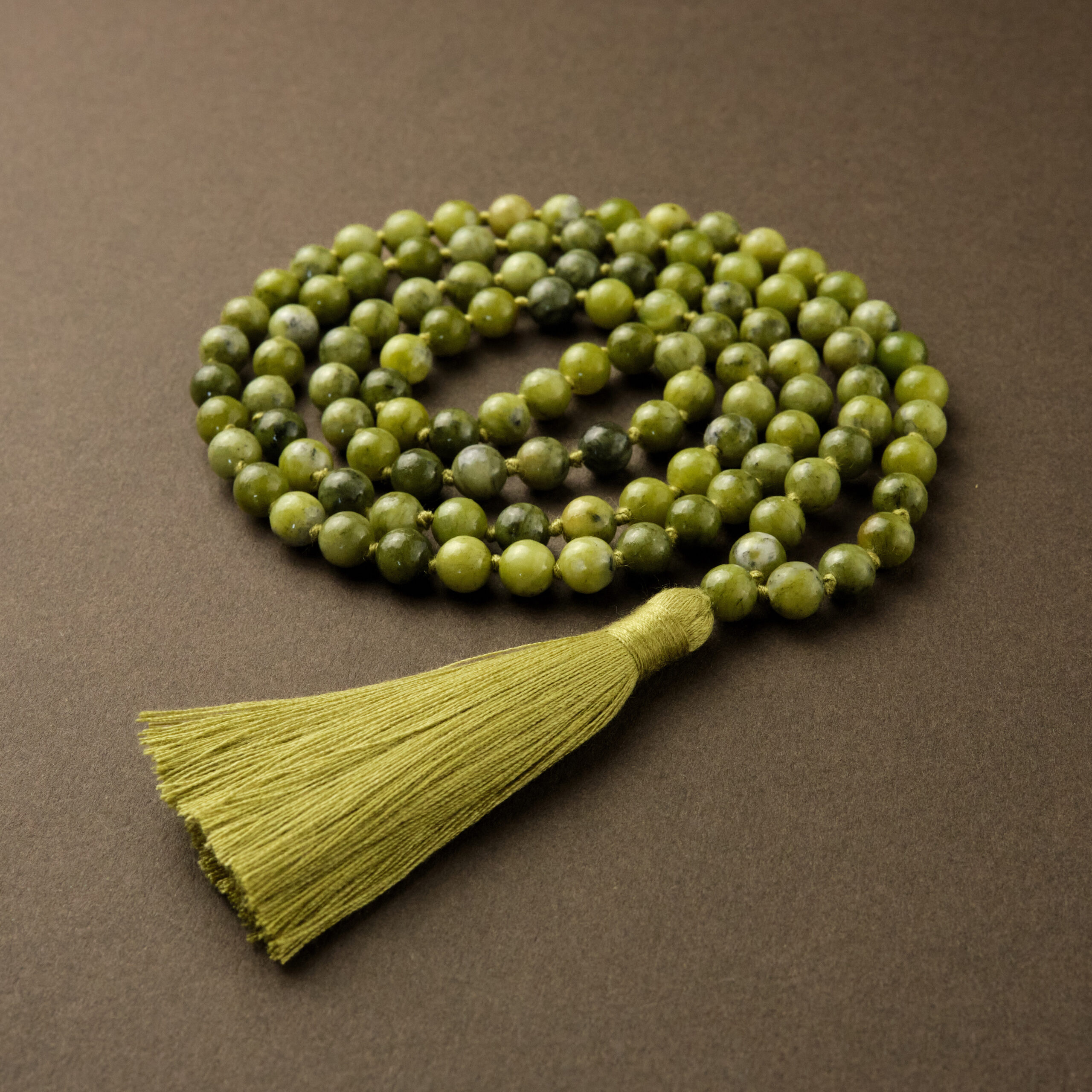 Green Jade Mala
