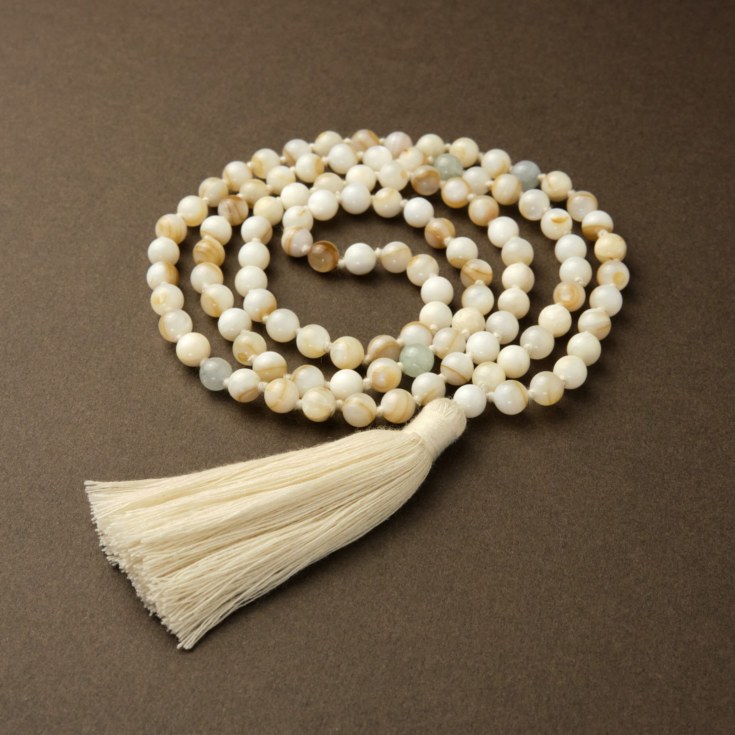Mother of Pearl Mala