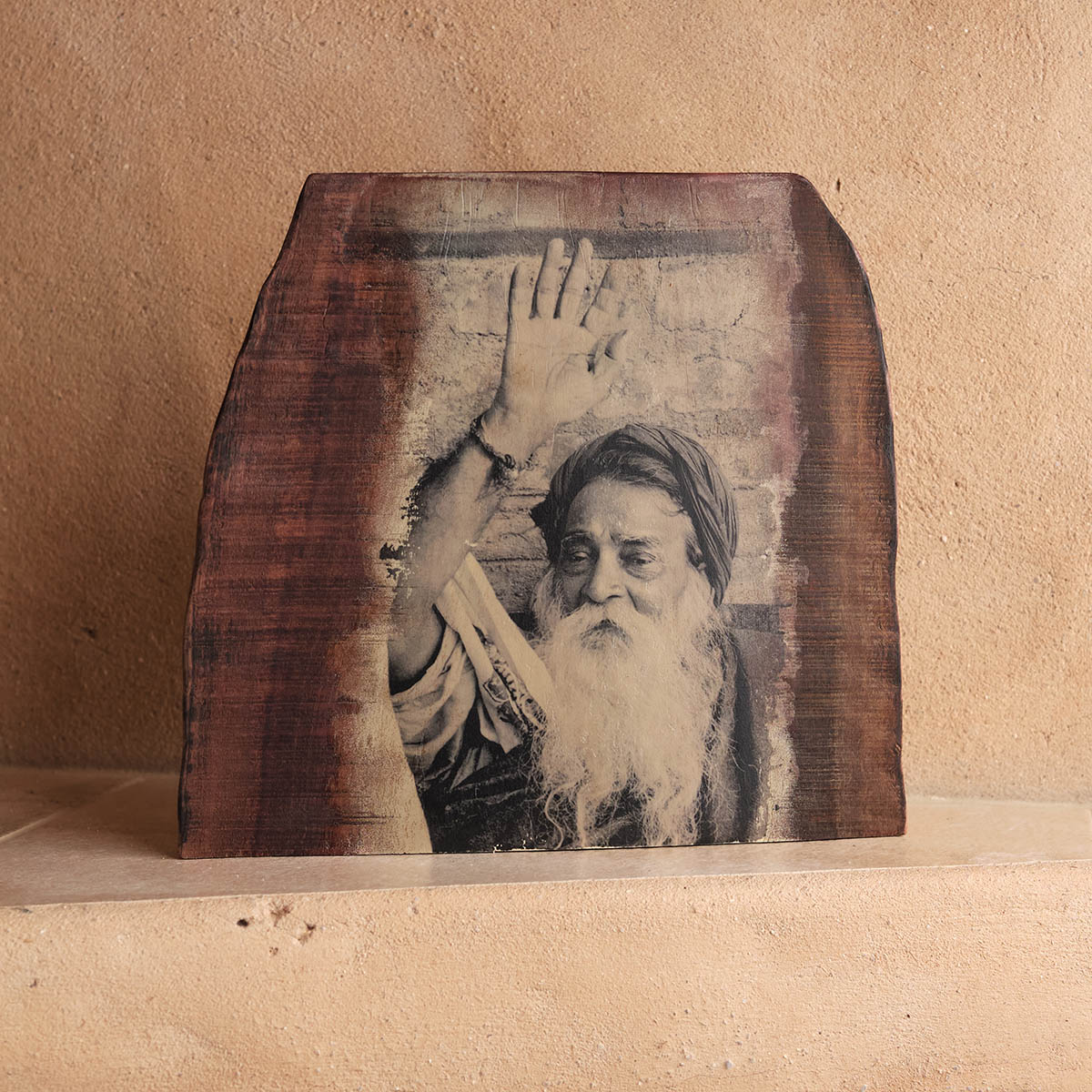 Sri Yogi Ramsuratkumar's Blessing ~ Eucalyptus Wood - Image 4