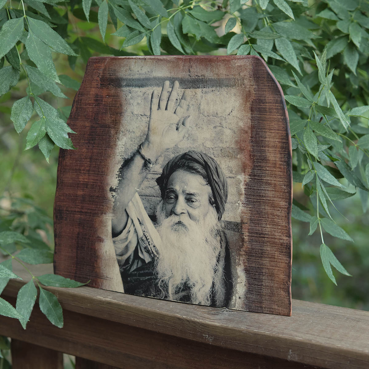 Sri Yogi Ramsuratkumar's Blessing ~ Eucalyptus Wood - Image 3
