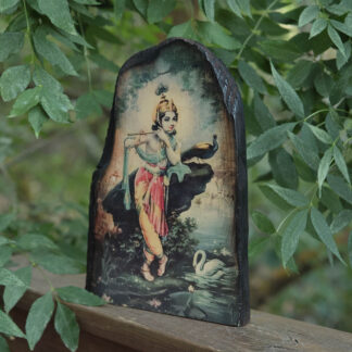 Ancient Lord Krishna ~ Pine Wood
